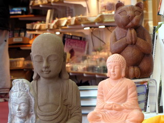 Buddha Meditating, Quan Yin Meditating, Statues